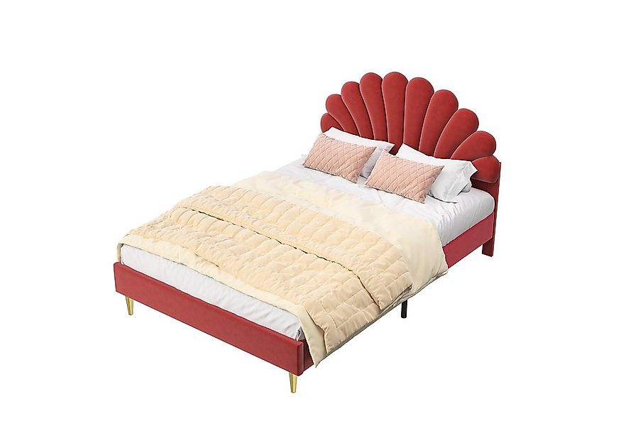 SEEZSSA Polsterbett Kinderbett Jugendbett (140x200cm Bett Doppelbett mit Bl günstig online kaufen