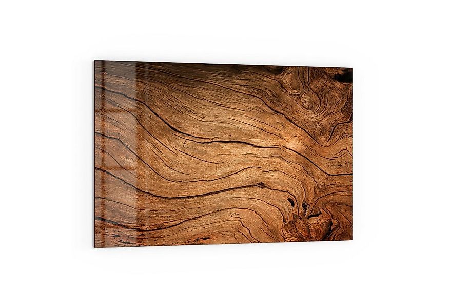 DEQORI Küchenrückwand 'Detaillierte Holzmaserung', Glas Spritzschutz Badrüc günstig online kaufen