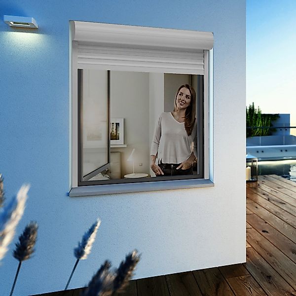 Windhager Insektenschutz-Fensterrahmen Ultra Flat, (Packung), BxH: günstig online kaufen