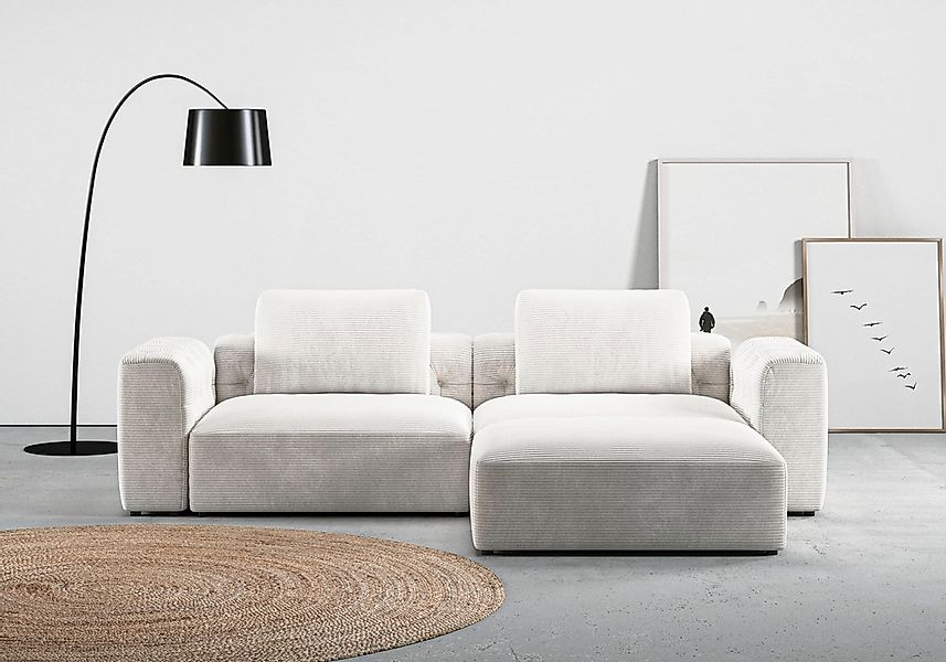 Home affaire Ecksofa "Cushid L-Form" Modulset, bestehend aus 3 Teilen günstig online kaufen