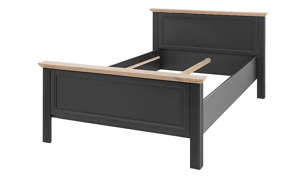 Doppelbett  Varese ¦ grau ¦ Maße (cm): B: 165 H: 98 Betten > Bettgestelle - günstig online kaufen