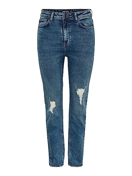 pieces High-waist-Jeans "PCBELLA HW TAP ANK JEANS LB302 NOOS" günstig online kaufen