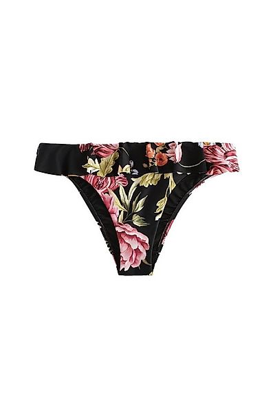 Next Bikini-Hose Bikinihose mit hohem Beinausschnitt und Rüschen (1-St) günstig online kaufen