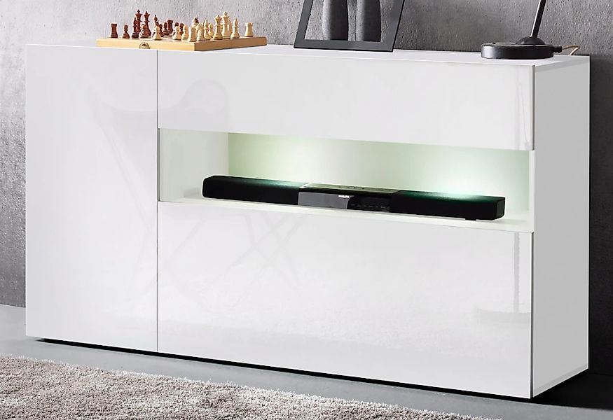 INOSIGN Sideboard "Potenza, Kommode, Schrank", 1x Tür, 1x Klappe, 1x Schubk günstig online kaufen