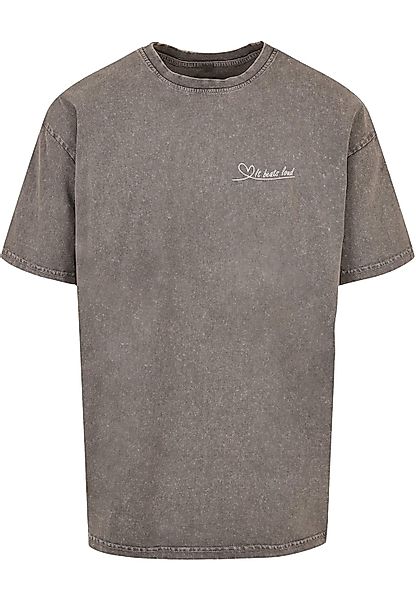 Merchcode T-Shirt "Merchcode Herren It Beats Loud Acid Washed Heavy Oversiz günstig online kaufen