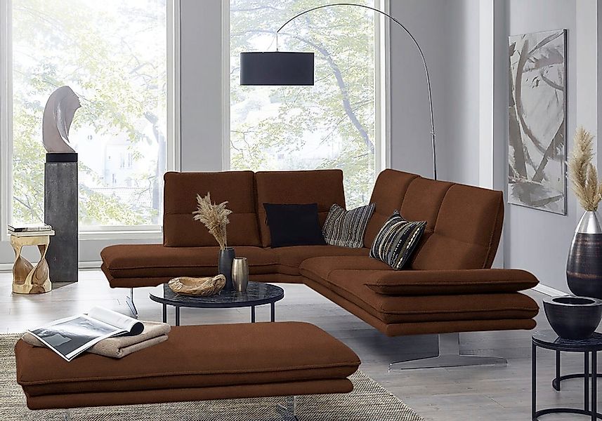 W.SCHILLIG Ecksofa »broadway, Designsofa, mit tollem Sitzkomfort, L-Form«, günstig online kaufen