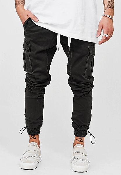 behype Cargohose "YONAH" mit elastischem Bund günstig online kaufen