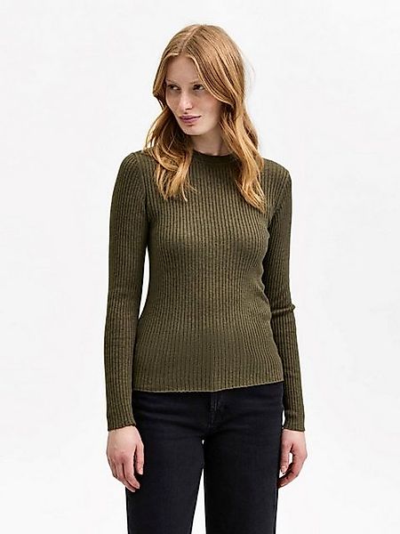 SELECTED FEMME Strickpullover Basic Strickpullover Langarm Stretch Sweater günstig online kaufen