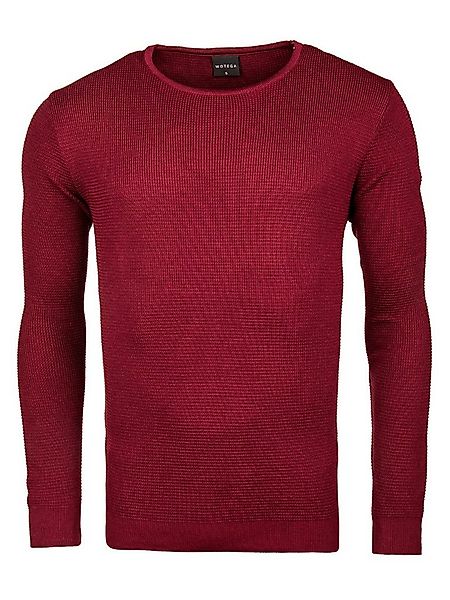 WOTEGA Strickpullover Structured Crew Neck Noah günstig online kaufen