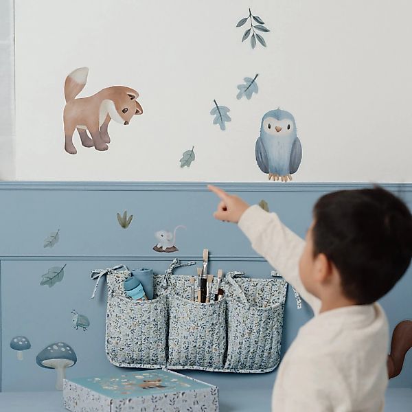 LITTLE DUTCH Wandtattoo "Wandsticker Set Forest Friends A4 (3x St.)" 3x A4- günstig online kaufen