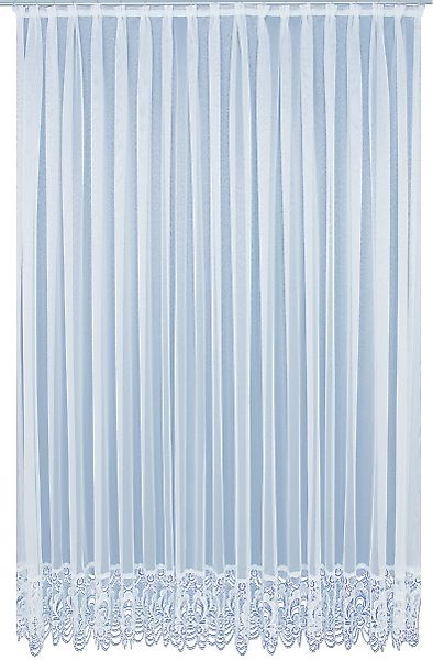 Wirth Gardine »Elena« Faltenband 1 Stk. tlg. Store veredelt mit echter Plau günstig online kaufen