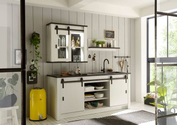 Home affaire Küche Sherwood, Breite 201 günstig online kaufen