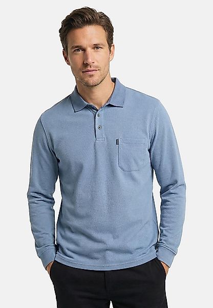 CASAMODA Langarm-Poloshirt 2er Pack Basic (Spar-Set, 2-tlg) Poloshirt - Bau günstig online kaufen