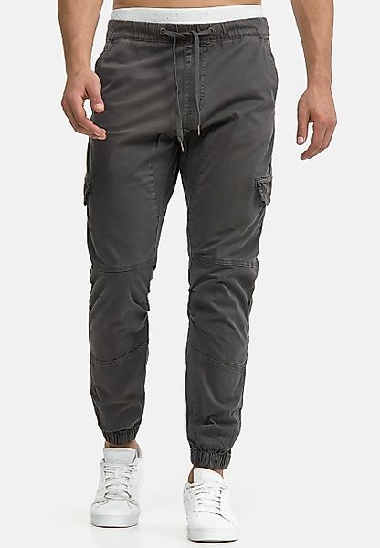 Indicode Cargohose Levy mit elastischem Bund günstig online kaufen