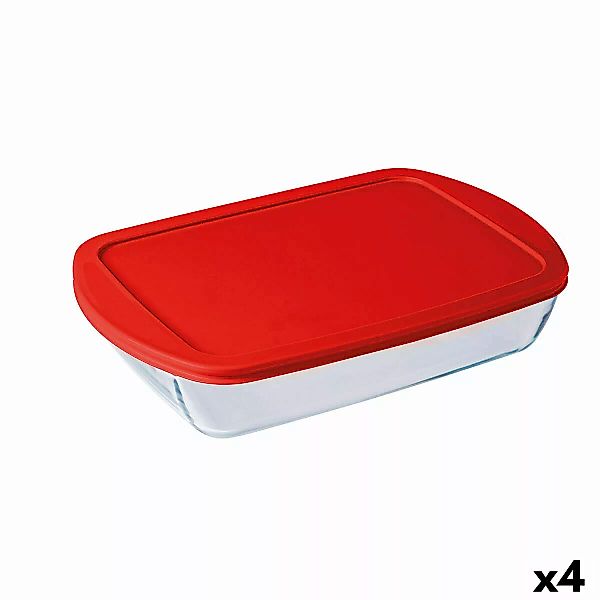 Rechteckige Lunchbox Mit Deckel Ô Cuisine Cook & Store Durchsichtig Silikon günstig online kaufen