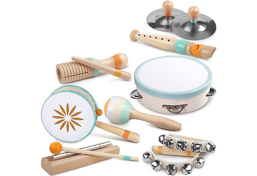 CLTYQ Spielzeug-Musikinstrument Montessori Spielzeug 8 teiliges Kinder Perc günstig online kaufen