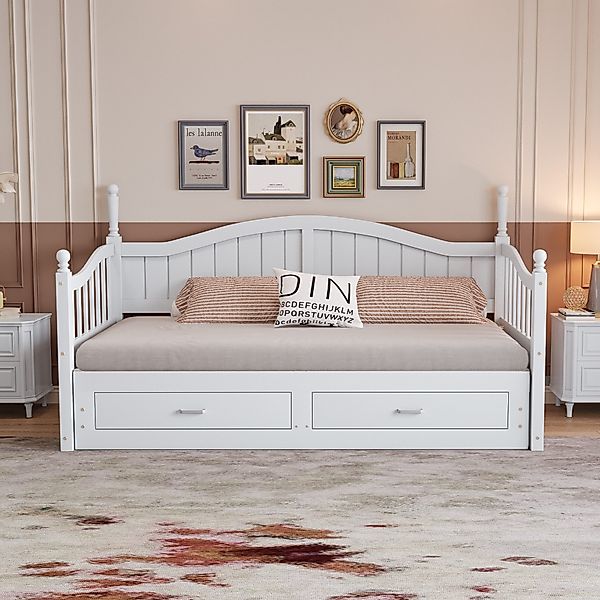 STILVORA Schlafsofa 90/180×190 Bettgestell mit Schubladen günstig online kaufen