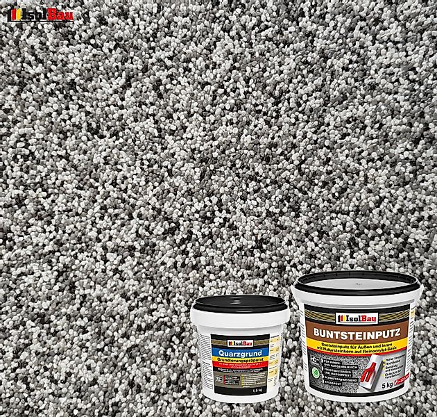 None Gipsputz Set Mosaikputz 5 kg Buntsteinputz BP20 Fertigputz + Quarzgrun günstig online kaufen