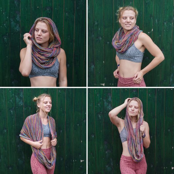 Guru-Shop Halstuch Weicher Loop Schal Stola, günstig online kaufen