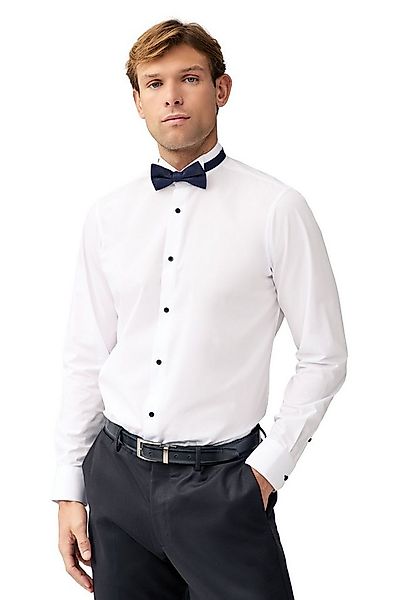 Next Langarmhemd Hemd mit Sportmanschetten und Fliege im Set (2-tlg) günstig online kaufen