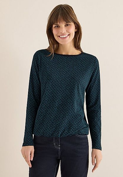 CECIL Langarmshirt mit grafischem Muster günstig online kaufen