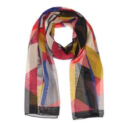 halsüberkopf Accessoires Modeschal Chiffon Geometric, Druckschal günstig online kaufen