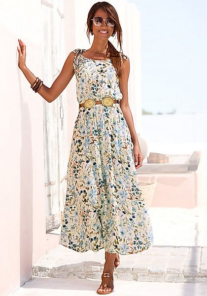 Buffalo Midikleid mit Blumendruck, Webkleid aus Viskose günstig online kaufen