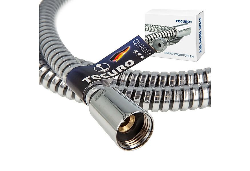 tecuro Brauseschlauch Brauseschlauch ROYAL, metalleffekt, Made in Germany günstig online kaufen