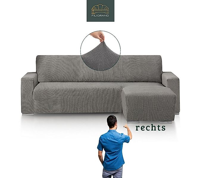 Belmarti Sofahusse 1-teiliger Sofabezug für L-Form mit Ottomane, hergestell günstig online kaufen