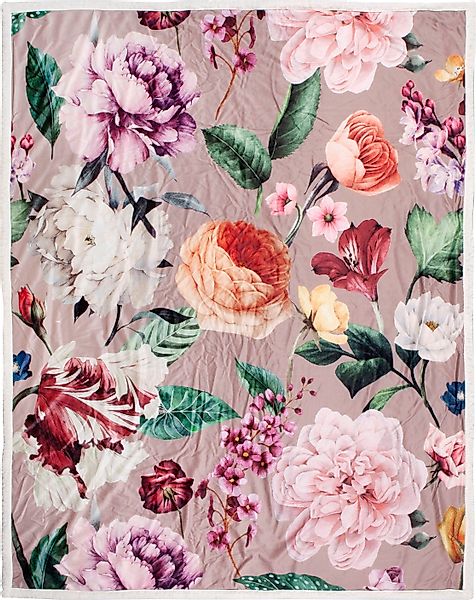 Plaid Fiori, Descanso, Sehr Weich, Kuscheldecke, günstig online kaufen