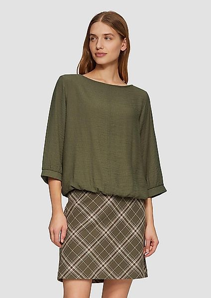 s.Oliver 3/4-Arm-Shirt T-Shirt Fabricmix-Shirt im Relaxed Fit mit weitem Är günstig online kaufen