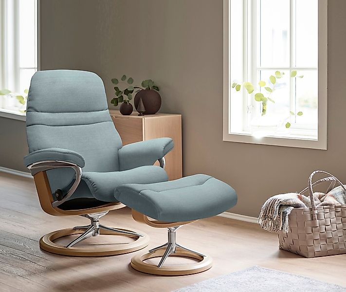 Stressless Relaxsessel "Sunrise", mit Signature Base, Größe M, Gestell Eich günstig online kaufen