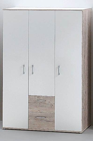 Home affaire Kinderkleiderschrank "Kleiderschrank "Rieke" 3-türig mit 2 Sch günstig online kaufen