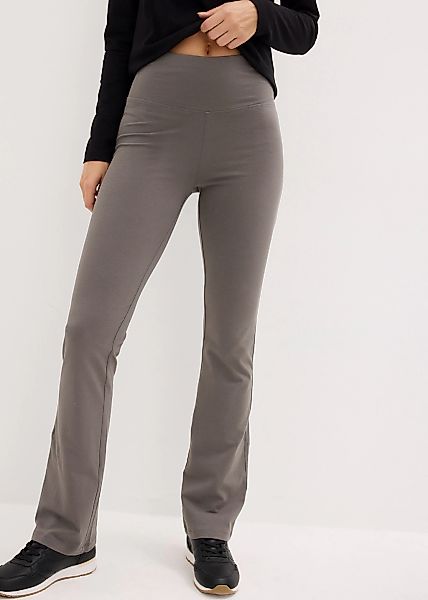 bonprix Leggings "Baumwoll-Leggings, Flared Leg" Baumwoll-Leggings, Flared günstig online kaufen