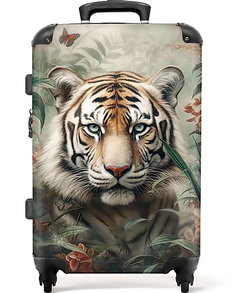 NoBoringSuitcases.com© Hartschalen-Trolley Tiger - Schmetterlinge - günstig online kaufen