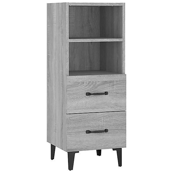 vidaXL Sideboard Grau Sonoma 34,5x34x90 cm Holzwerkstoff 817418 günstig online kaufen