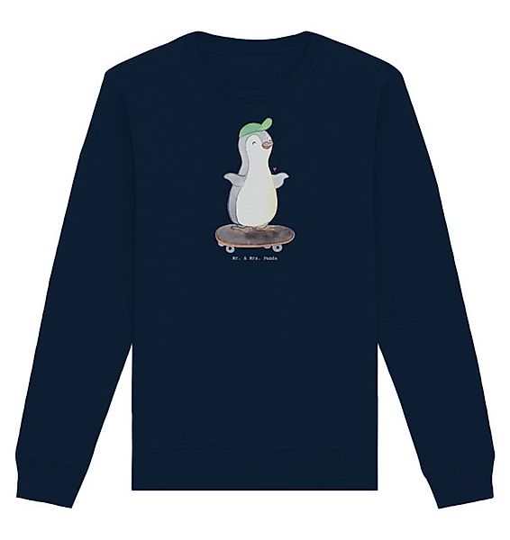 Mr. & Mrs. Panda Longpullover Pinguin Skateboarden Größe XXL - French Navy günstig online kaufen