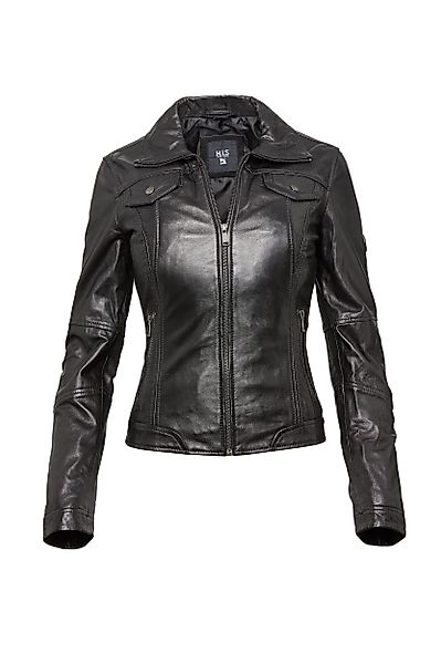 H.I.S Lederjacke (1-St) in leicht taillierter günstig online kaufen