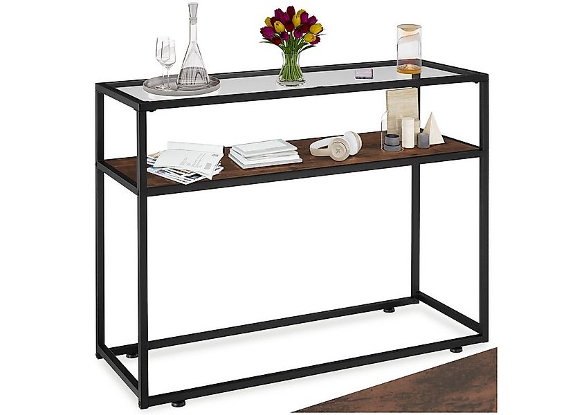 tectake Konsolentisch Beistelltisch Kilkenny 100x41x80,5cm (1-St., 1 tlg), günstig online kaufen