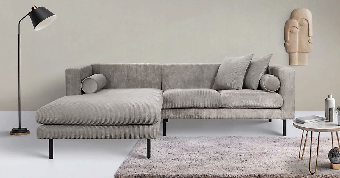 Home affaire Ecksofa "Lillibeth L-Form Designsofa, Maße B/T/H: 240/173/83 c günstig online kaufen