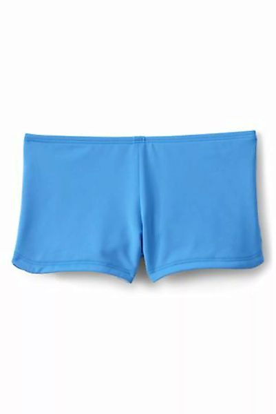 Boyfriend-Bade-Shorts, Größe: 140-146, Blau, Elasthan, by Lands' End, Curaç günstig online kaufen