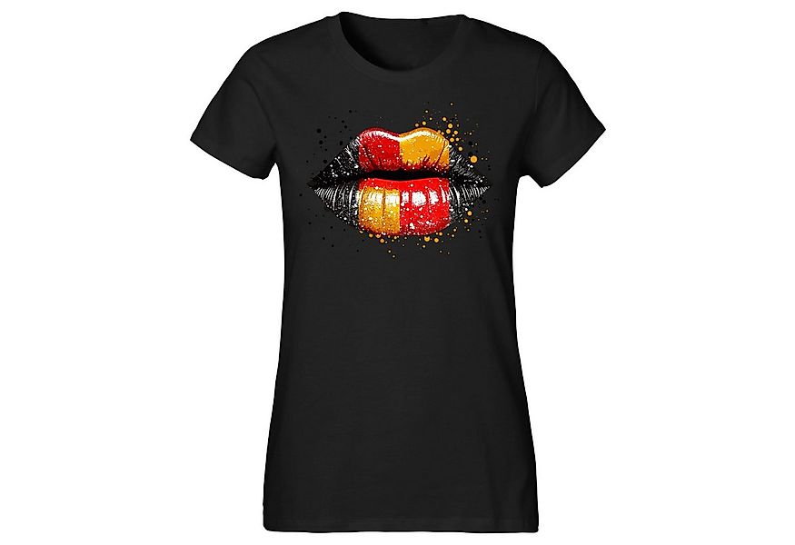 Banco T-Shirt Damen T-Shirt Fußball EM Trikot Deutschland Fan Unifarben Per günstig online kaufen