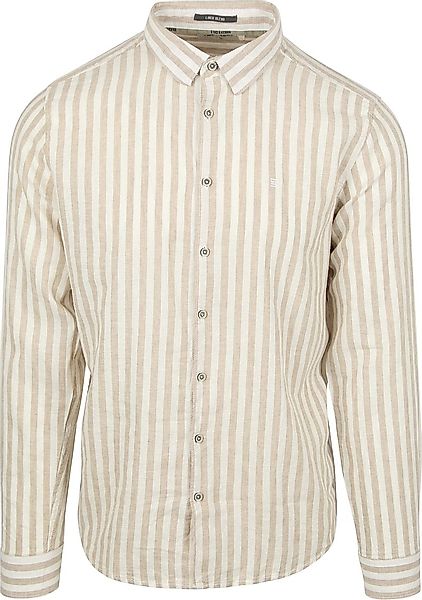 No Excess Hemd mit Streifen Beige - Größe XXL günstig online kaufen