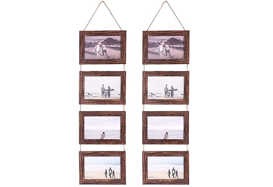 BlingBin Bilderrahmen Collage 10x15 Vier aufgehängte Bilderrahmen Set, 8 Öf günstig online kaufen