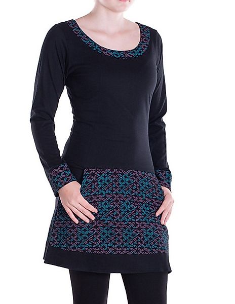 Vishes Langarmshirt Langarmshirt-Kleid Leicht Kurze Damen Kleider Langarm T günstig online kaufen