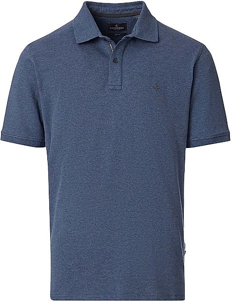 Casa Moda Poloshirt Stretch Melange Navy - Größe 4XL günstig online kaufen
