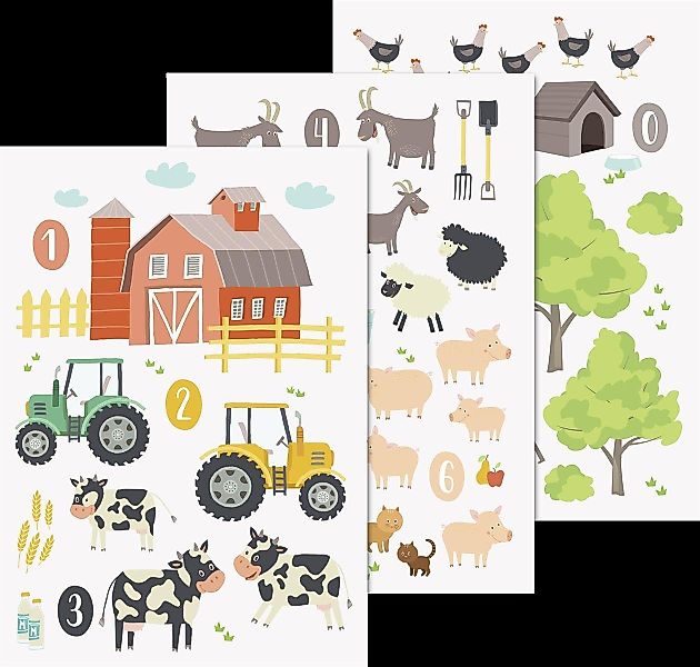 Heyda Fenstersticker Fenster Sticker „Zählen / günstig online kaufen