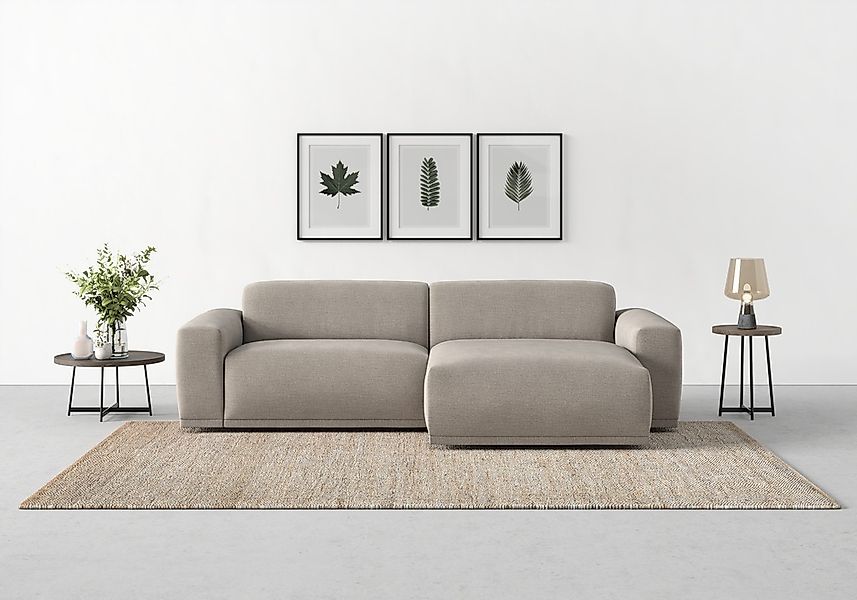 TRENDMANUFAKTUR Ecksofa "Braga, mit hochwertigem Kaltschaum, L-Form, in Cor günstig online kaufen
