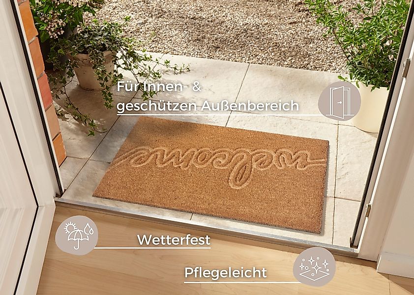 HANSE Home Fußmatte Welcome, Türmatte, rechteckig, günstig online kaufen