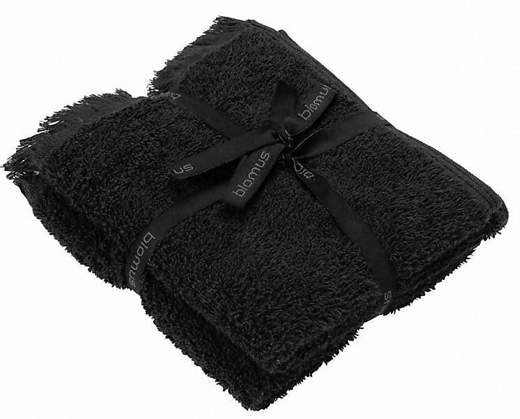 Blomus Handtücher FRINO Gästehandtücher black 30 x 50 cm 2tlg (schwarz) günstig online kaufen
